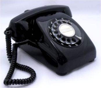 黒電話の写真