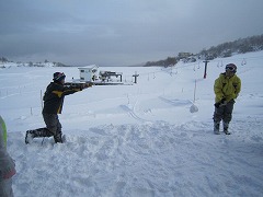 雪合戦の様子