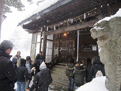 上杉神社での様子