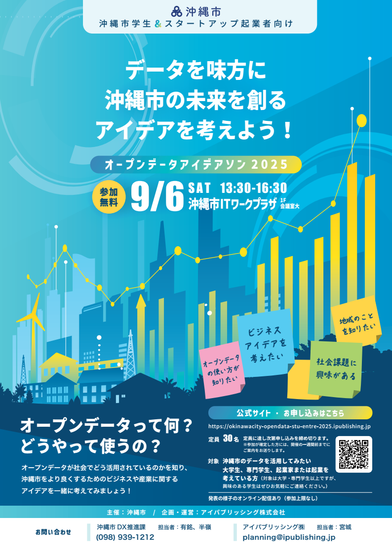 学生・起業者向けアイデアソンチラシ