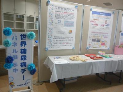 令和6年世界糖尿病デー本庁展示