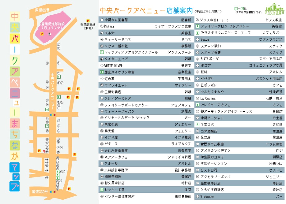 中央パークアベニュー店舗案内