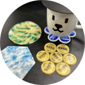 溶かしコースター完成画像