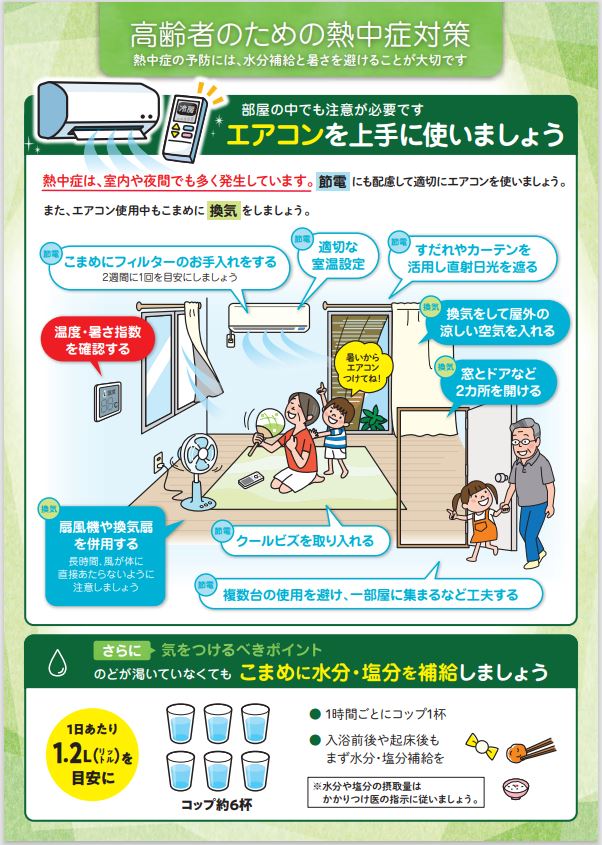 高齢者のための熱中症対策1