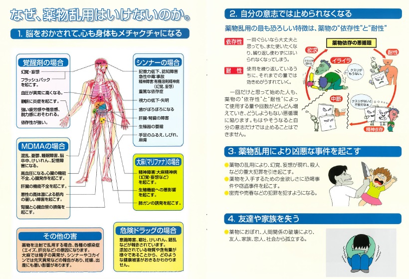 薬物乱用の影響