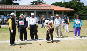 老人クラブゲートボール大会