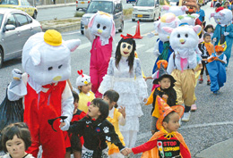 多くの可愛らしい、ぬいぐるみも登場。子どもたちは大喜び