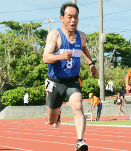 50代男子100ｍ 小倉 壮一（胡屋）13秒76