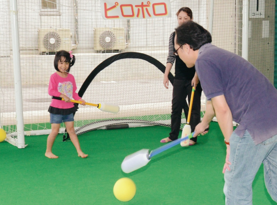 家族でニュースポーツ体験